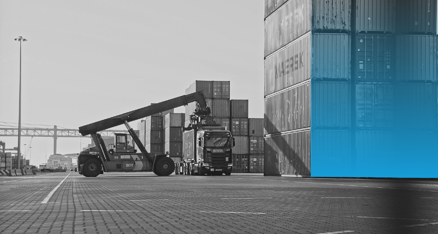 Business professional with house model